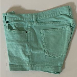 Womens J. Crew Stretch 5 Pocket Denim Jean Shorts Size 2